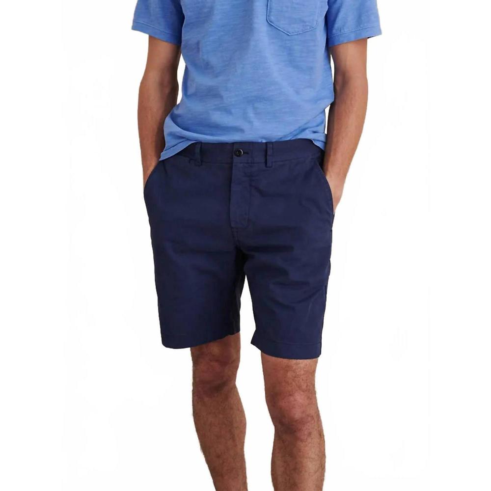 NEW ALEX MILL standard chino short in navy